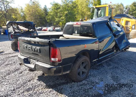 2018 Ram 1500 Night 4X4 6'4 Box from USA, damaged, VIN 1C6RR7UT5JS225537